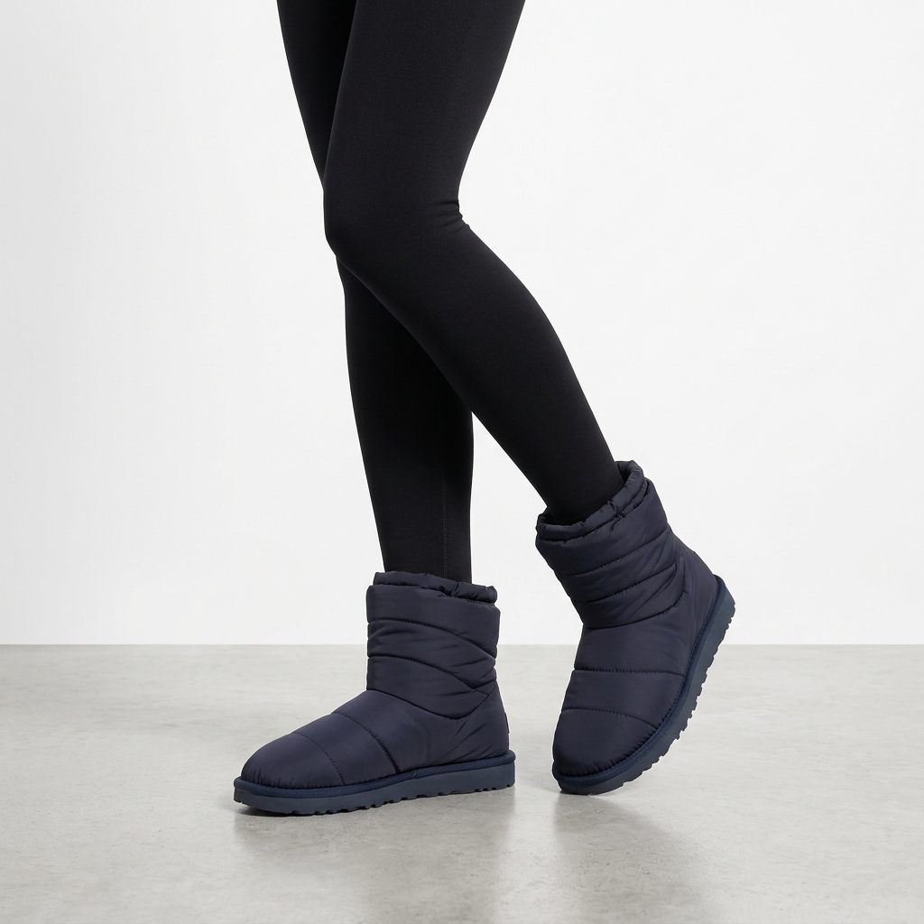 Ceto - Nylonlaarzen met shearlingvoering
