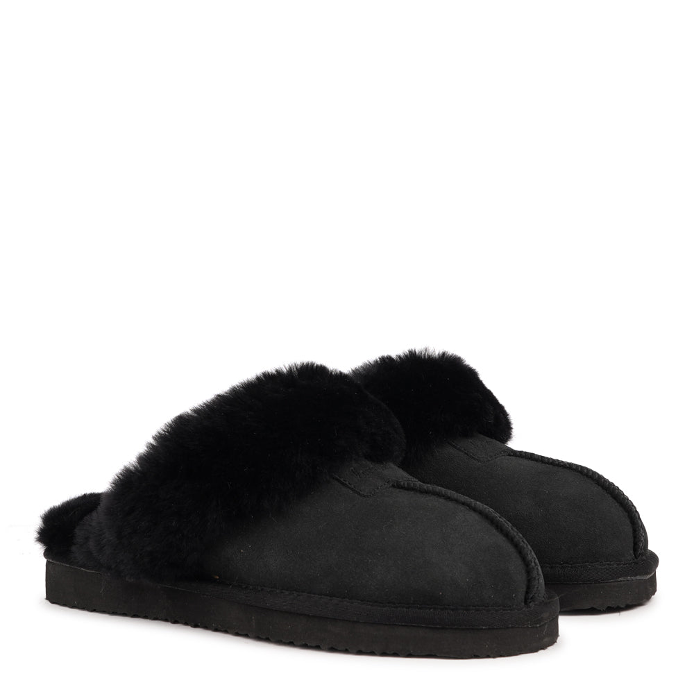 Lovelie, Wrap your feet in ultimate comfort with Lovelies shearling slippers — the perfect blend of warmth, softness, and timeless design. Crafted with plush shearling and durable, flexible soles, these slippers are made to keep your feet snug and supported, season after season.
When you first slip them on, they may feel a little snug across the toes and instep. Don’t worry within an hour or so, the natural wool will gently bed down and mould perfectly to the shape of your feet, creating a personalised fit.
