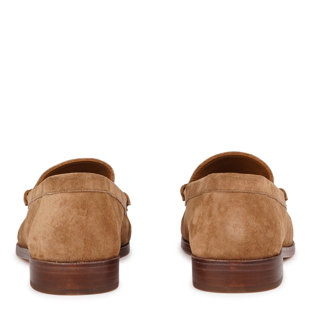 Corleone is a handcrafted Italian suede loafer that combines timeless elegance with contemporary cool.

Each pair is meticulously made using premium cow suede, delivering a soft, luxurious feel underfoot. The loafer features a full leather construction—from the supple suede upper to the leather lining, footbed, and durable leather outsole. Every detail reflects quality craftsmanship designed to age beautifully.

LWG Environmental GOLD RATED certified, ensuring responsible leather sourcing and production. A 
