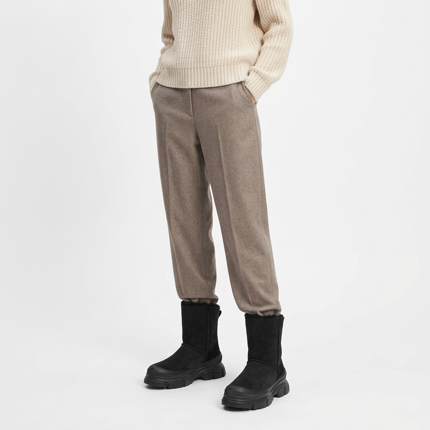 Debellis - Botas altas de piel de oveja