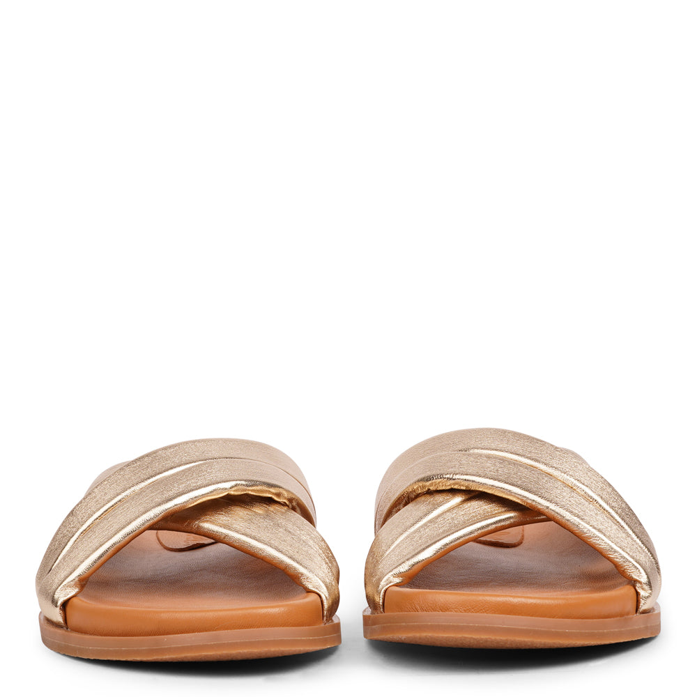 Lovelies Studio - Denmark - These exquisite sandals feature four puffy leather straps that provide the perfect fit, ensuring that your feet feel supported and secure with every step. The soft midsole, also covered in supple nappa leather, offers an extra layer of cushioning for unparalleled comfort throughout the day.