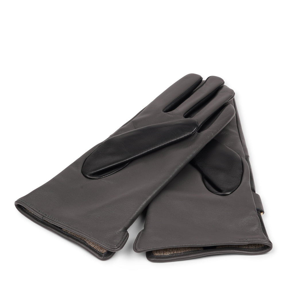 Ferrara – Adjustable Leather Gloves with Cashmere Lining