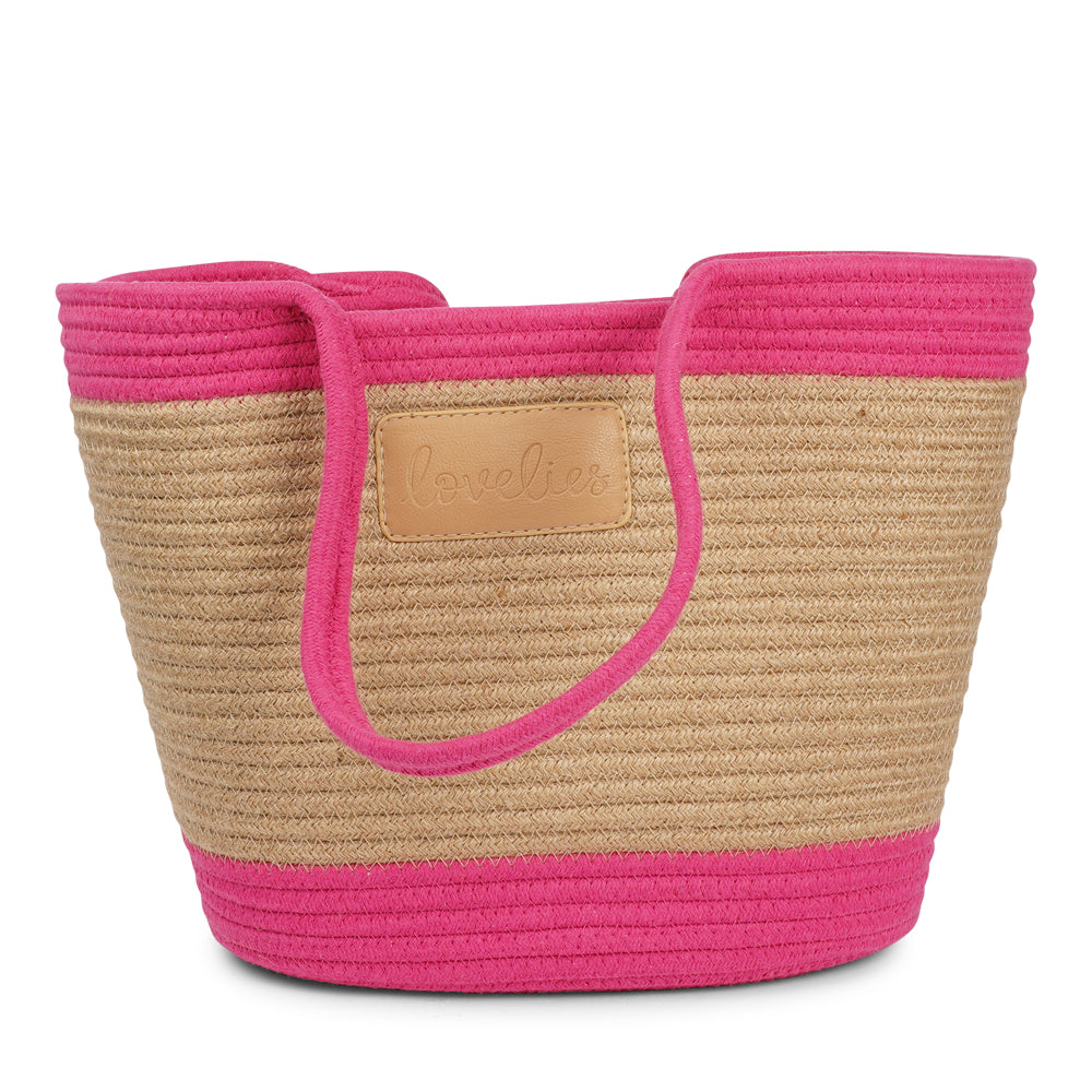 Available in a delightful array of exquisite colors, our Flamencos beach bag allows you to express your unique style and find the perfect complement to your summer look. From bold and vibrant shades to soft and pastel hues, there's a color that will perfectly reflect your personality and make you stand out in the crowd.

Crafted with care and attention to detail, our Lovelies beach bag is your ultimate companion for any occasion. Whether you're going on a picnic, embarking on a shopping spree, or simply enj