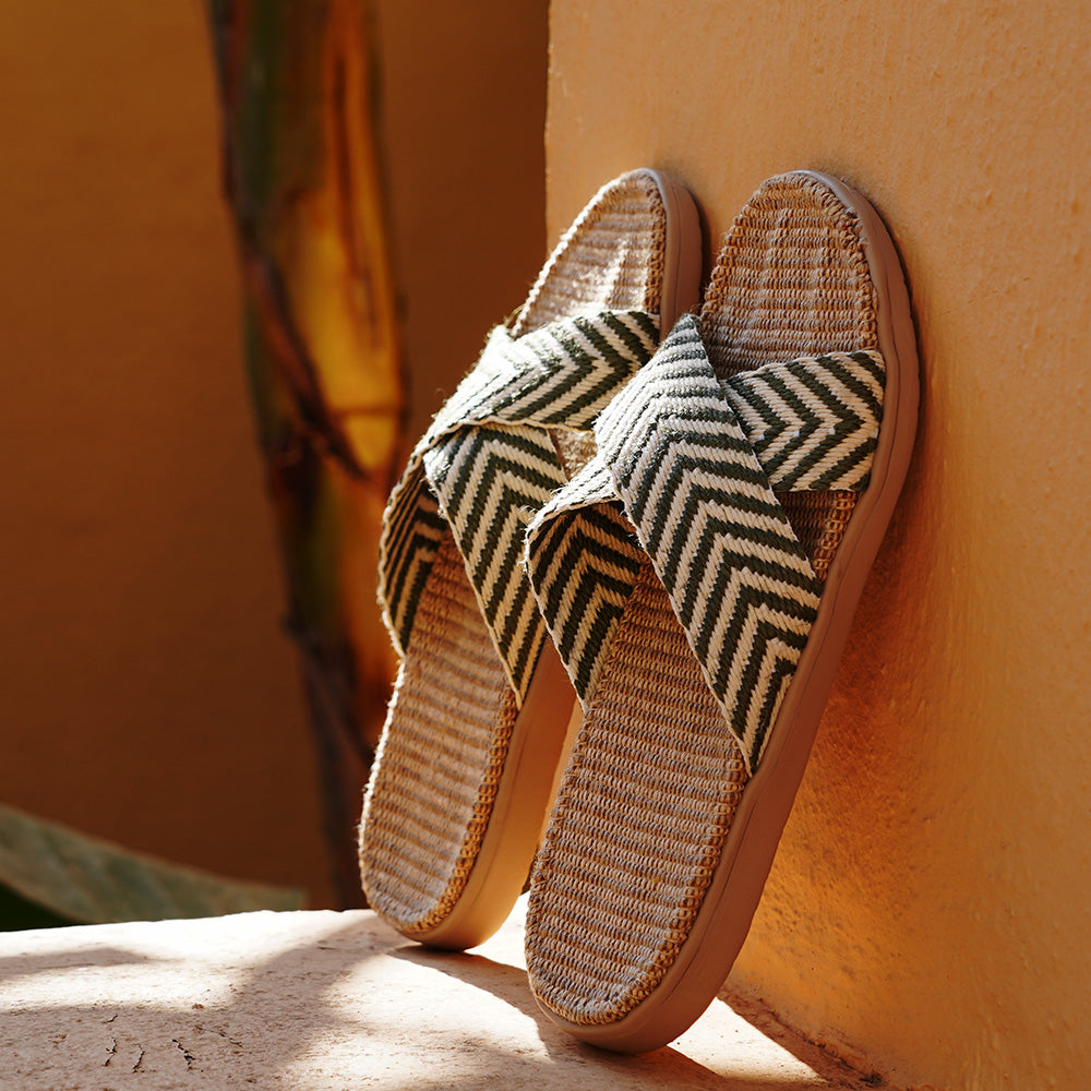 Lovelies - Inspired by the serene beauty of the Balearic island, the Lovelies Formentera sandals capture effortless, bohemian elegance for every summer occasion.
Crafted with a natural jute inner sole and bast-style straps, these sandals blend style and comfort seamlessly. Whether you're wandering coastal streets or heading to a garden brunch, the slip-resistant rubber sole keeps each step secure and steady. From beach chic to everyday ease Formentera sandals are your go-to for timeless summer style.