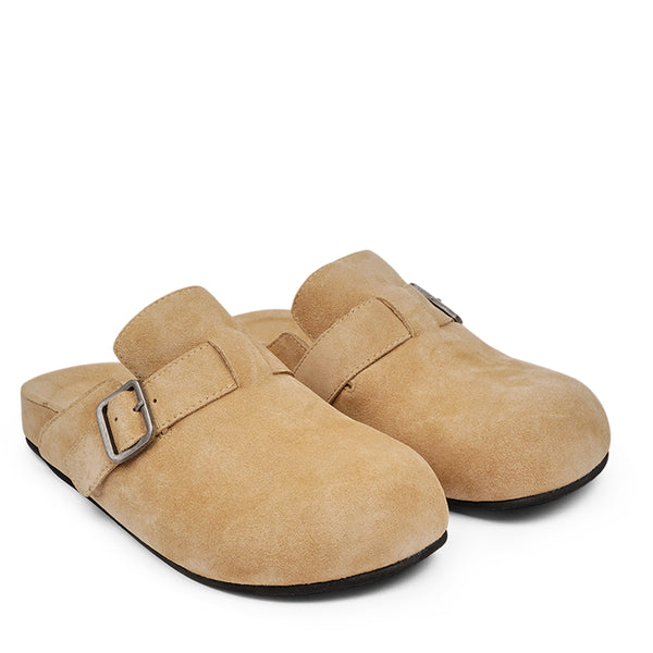 Lovelies Studio - Designed to offer both durability and a flawless fit, these mules are the perfect choice for those who demand comfort without compromising on elegance.  The Kamakura Mules are built upon a sturdy rubber sole that ensures longevity and excellent grip. But what truly sets these mules apart is the suede-covered, soft midsole made of high-quality PU. This feature guarantees not only exceptional cushioning but also a perfect fit that molds to your foot shape.