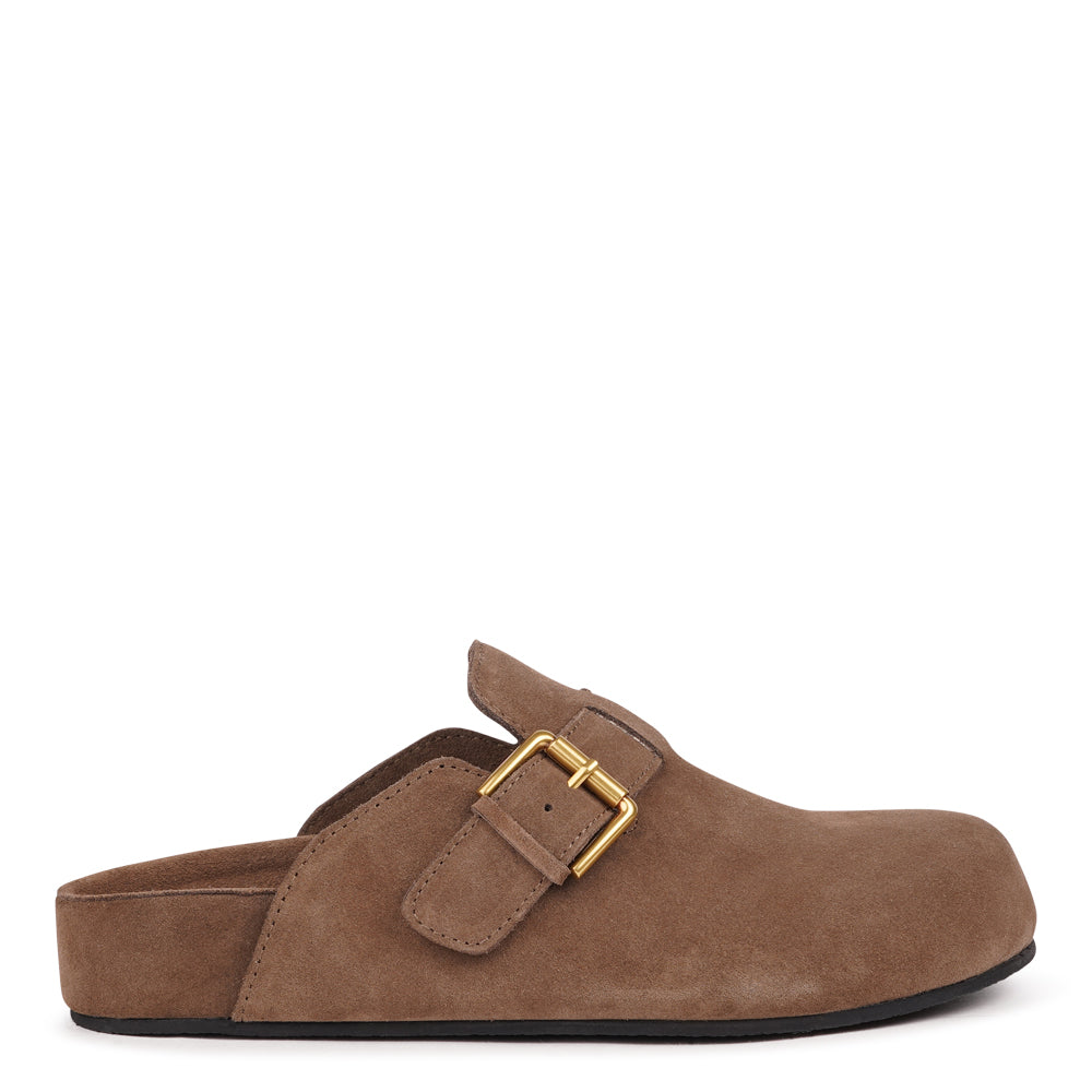 Step into effortless style and all-day comfort with our Kamakura Mules – designed for those who value quality, durability, and a flawless fit. These refined slip-ons combine premium materials with thoughtful construction, making them your go-to choice for both everyday wear and relaxed sophistication.

Built on a durable rubber outsole for long-lasting wear and reliable grip, the Kamakura Mules feature a soft, suede-covered PU midsole that cushions your step and naturally adapts to your foot’s shape over ti