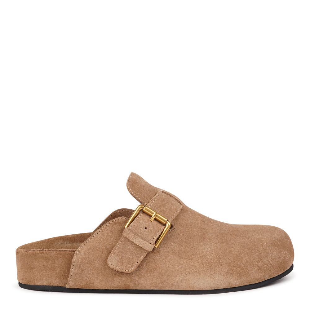 Step into effortless style and all-day comfort with our Kamakura Mules – designed for those who value quality, durability, and a flawless fit. These refined slip-ons combine premium materials with thoughtful construction, making them your go-to choice for both everyday wear and relaxed sophistication.

Built on a durable rubber outsole for long-lasting wear and reliable grip, the Kamakura Mules feature a soft, suede-covered PU midsole that cushions your step and naturally adapts to your foot’s shape over ti