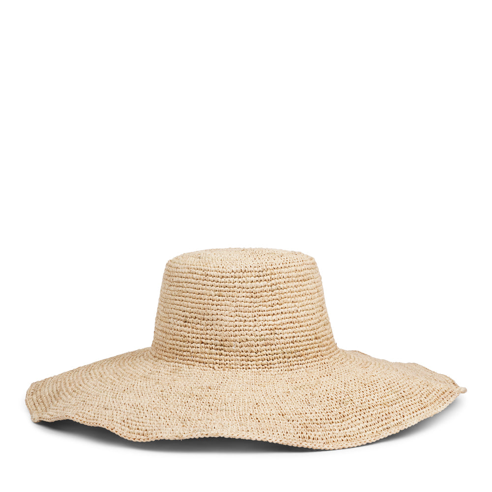 La Croe - large raffia hat