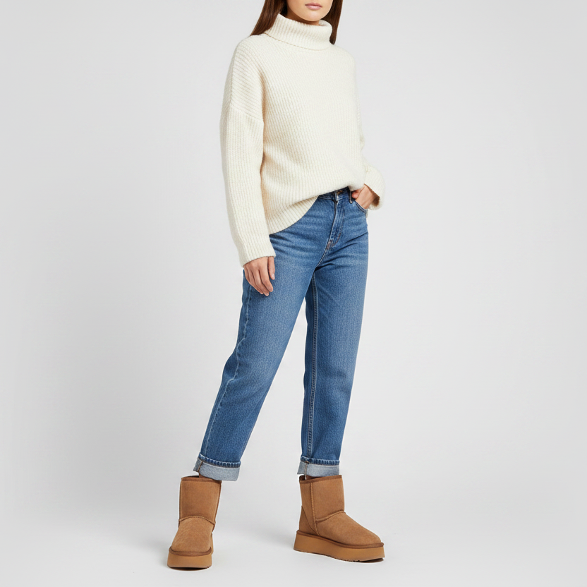 Majura – Niedrige Stiefel aus Lammfell
