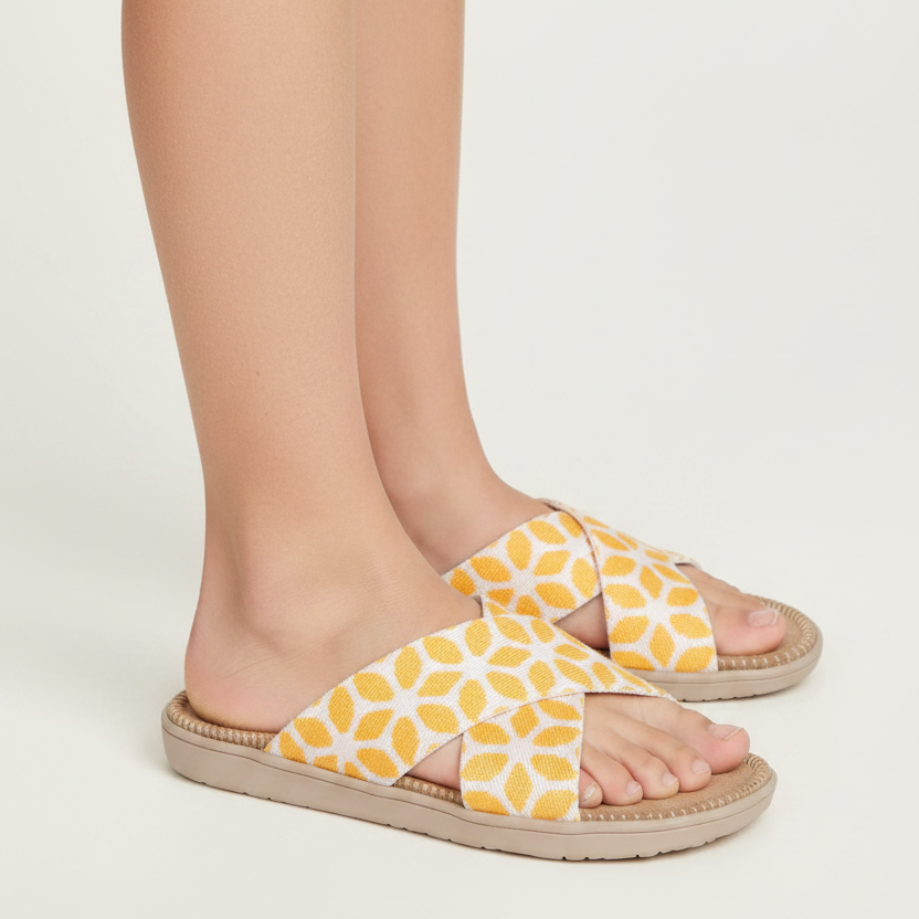 Little Mirissa - Suede sole & woven straps