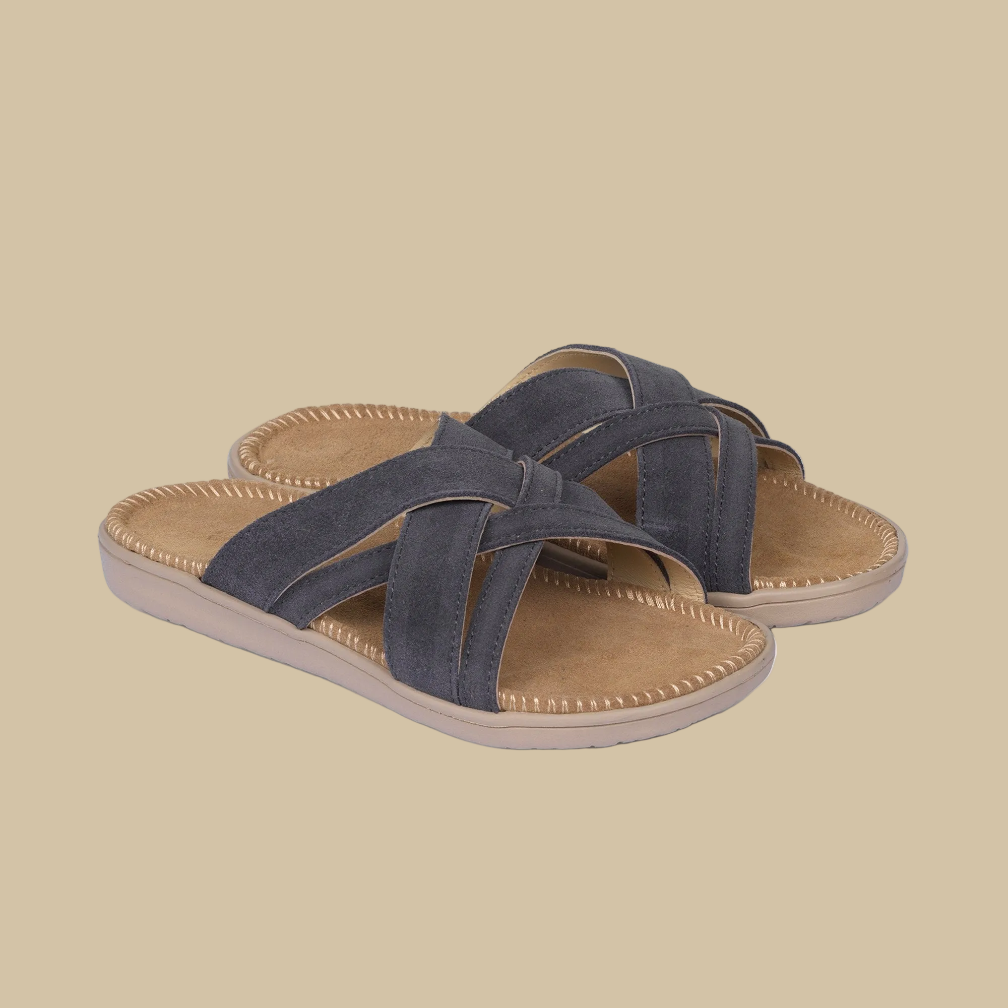 Little Sa Trinxa - Suede sole & suede straps
