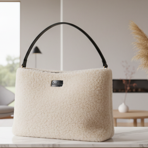 Mainling - Shearling handbag