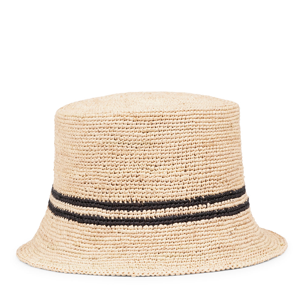 Lovelies Studio - <p>Made from raffia, a natural fiber renowned for its durability and flexibility, the Marconi bucket hat is not only stylish but also eco-friendly. The raffia is carefully colored by hand using traditional methods and left to dry naturally in the warm sun, ensuring minimal environmental impact.</p> <p>&nbsp;</p>