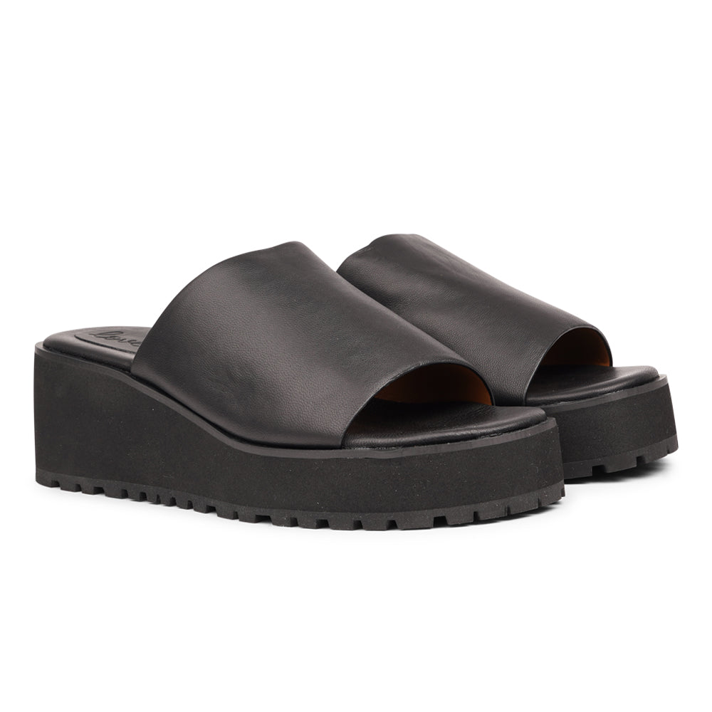 Marinella - High leather sandal