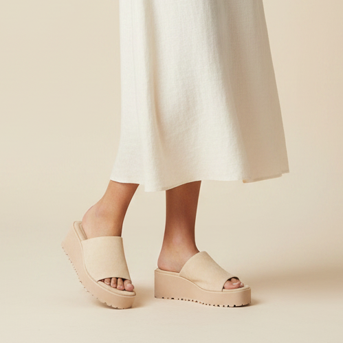 Marinella - High leather sandal