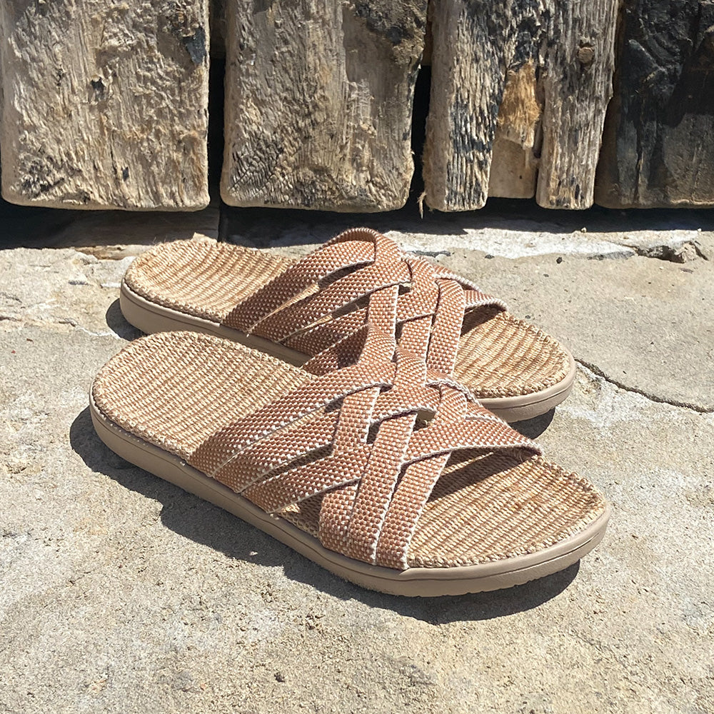Lovelies Studio - This sumptuous sandal is composed of luxuriantly soft and resilient gum rubber, with a natural jute innersole. The closely woven cotton straps infuse a delicate and fanciful aesthetic, providing an effortless sophistication for any ensemble.
