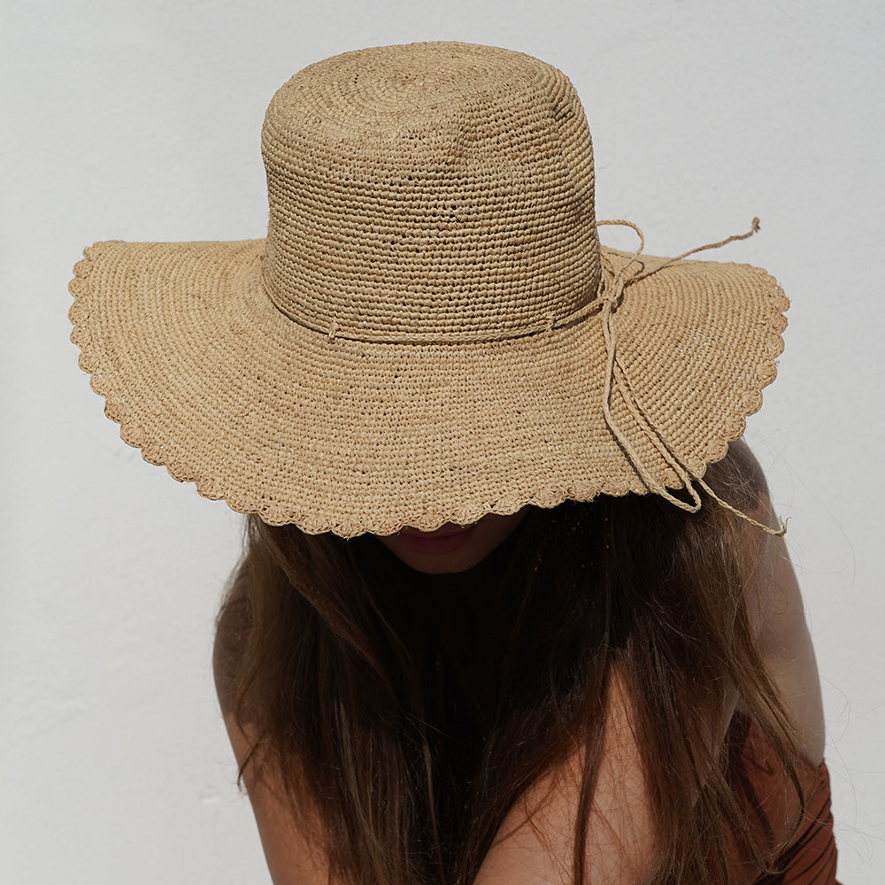 Minzoni - Raffia summer hat