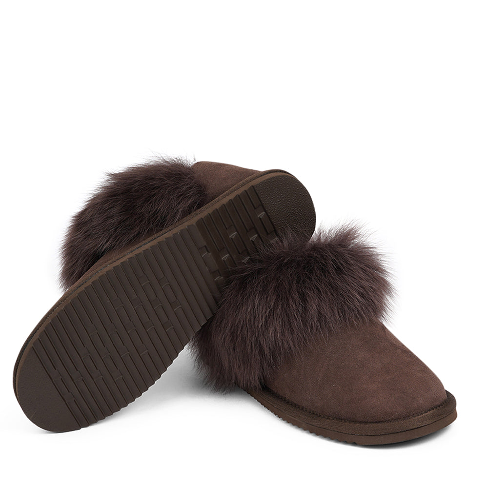 Lovelies - Lovelies shearling slippers are the essence of comfortability. When you’re in the need of surrounding your feet in soft and warm slippers, Lovelies shearling slippers are the answer. With soft and durable soles, warm shearling and a gorgeous design, you’ll never want to wear any other home-shoe to make you feel at ease.