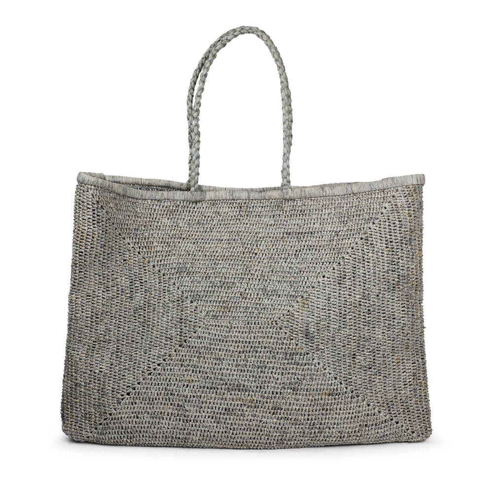 Morselli -  Crochet raffia tote bag