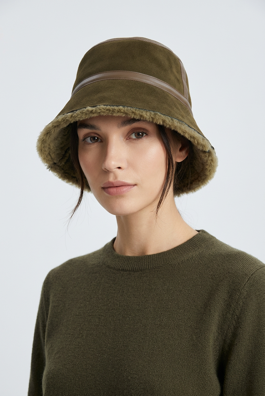 Nanga - Bonnet en peau lainée