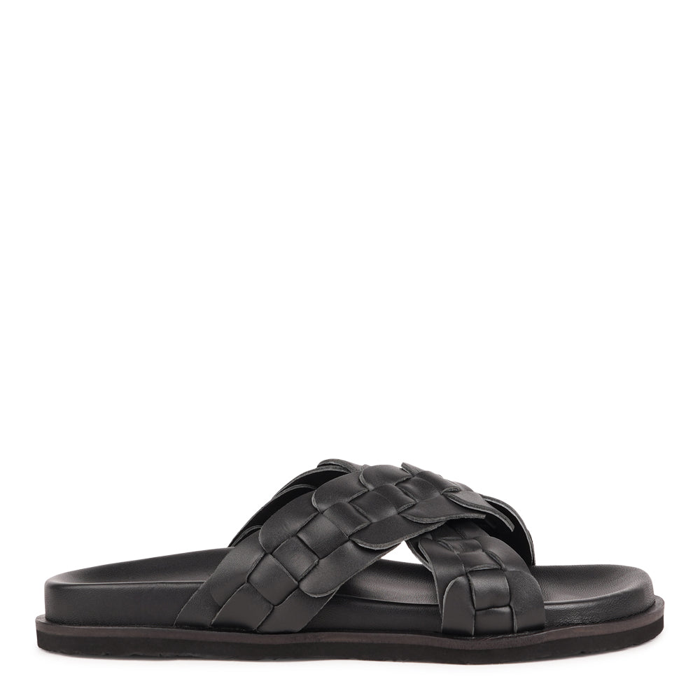 Naples - Crossing straps leather sandals