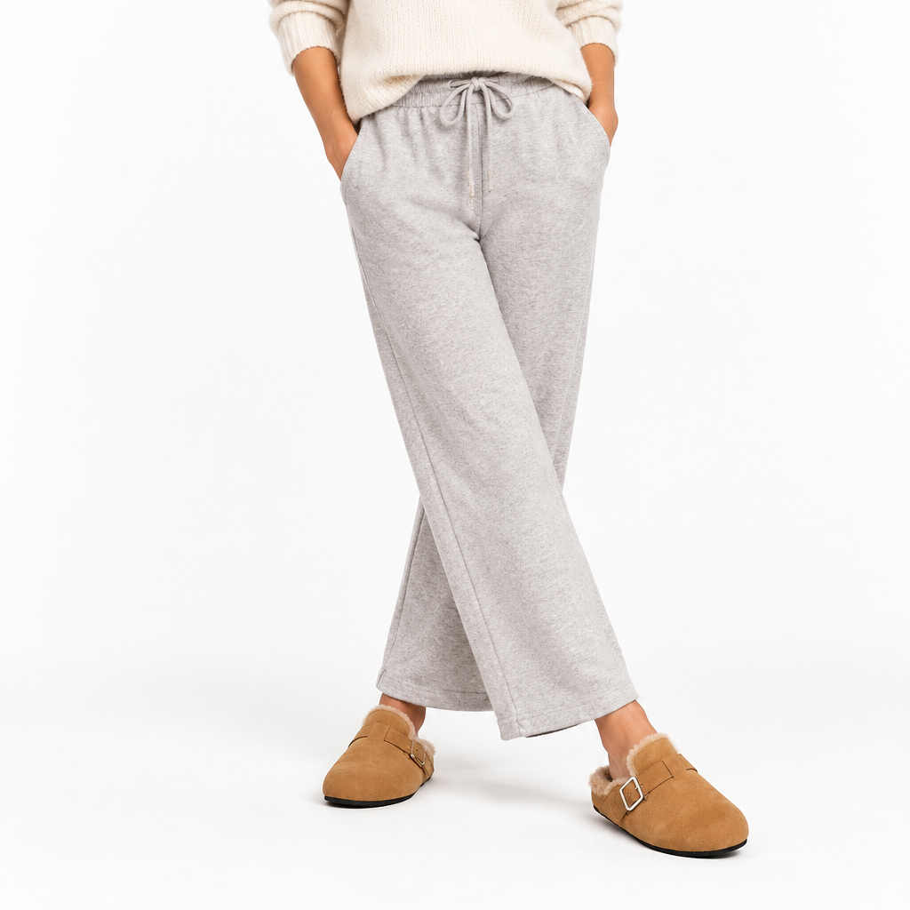 Nesso - Suede Mules with curly shearling