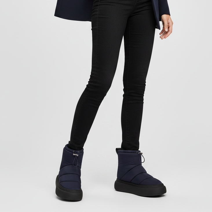 Nimis - Nylon Boots with Shearling Lining