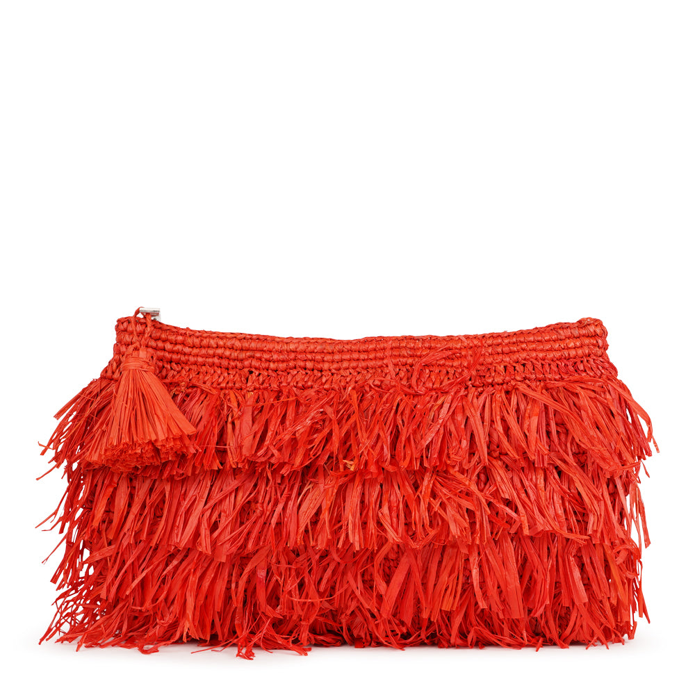 Palau - Crochet raffia clutch