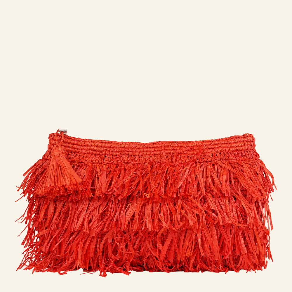 Palau - Crochet raffia clutch