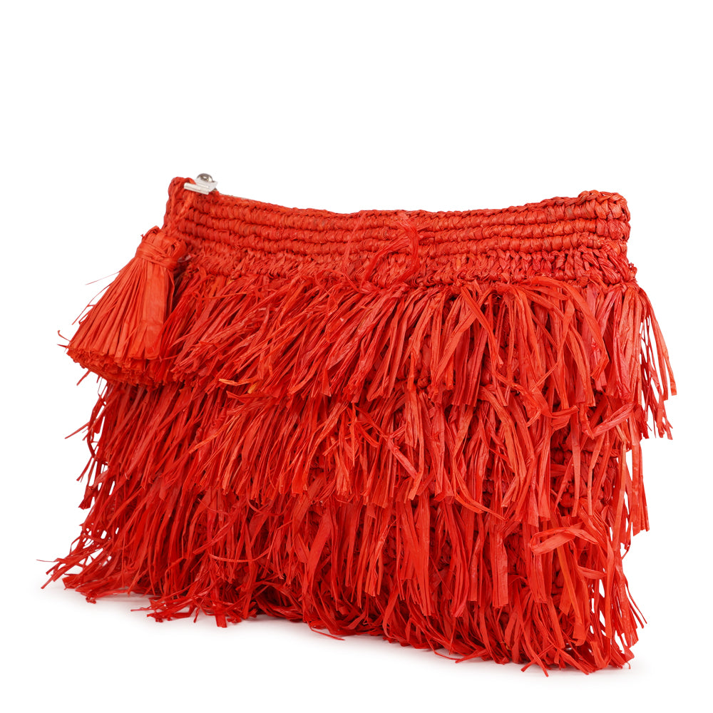 Palau - Crochet raffia clutch