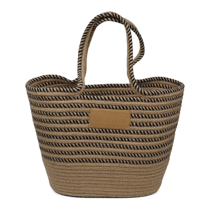 Handcrafted with jute cotton and bast, it's the perfect size for holding all your beach essentials and market finds. It's stylish and elegant design will have you looking beach-ready and on trend!