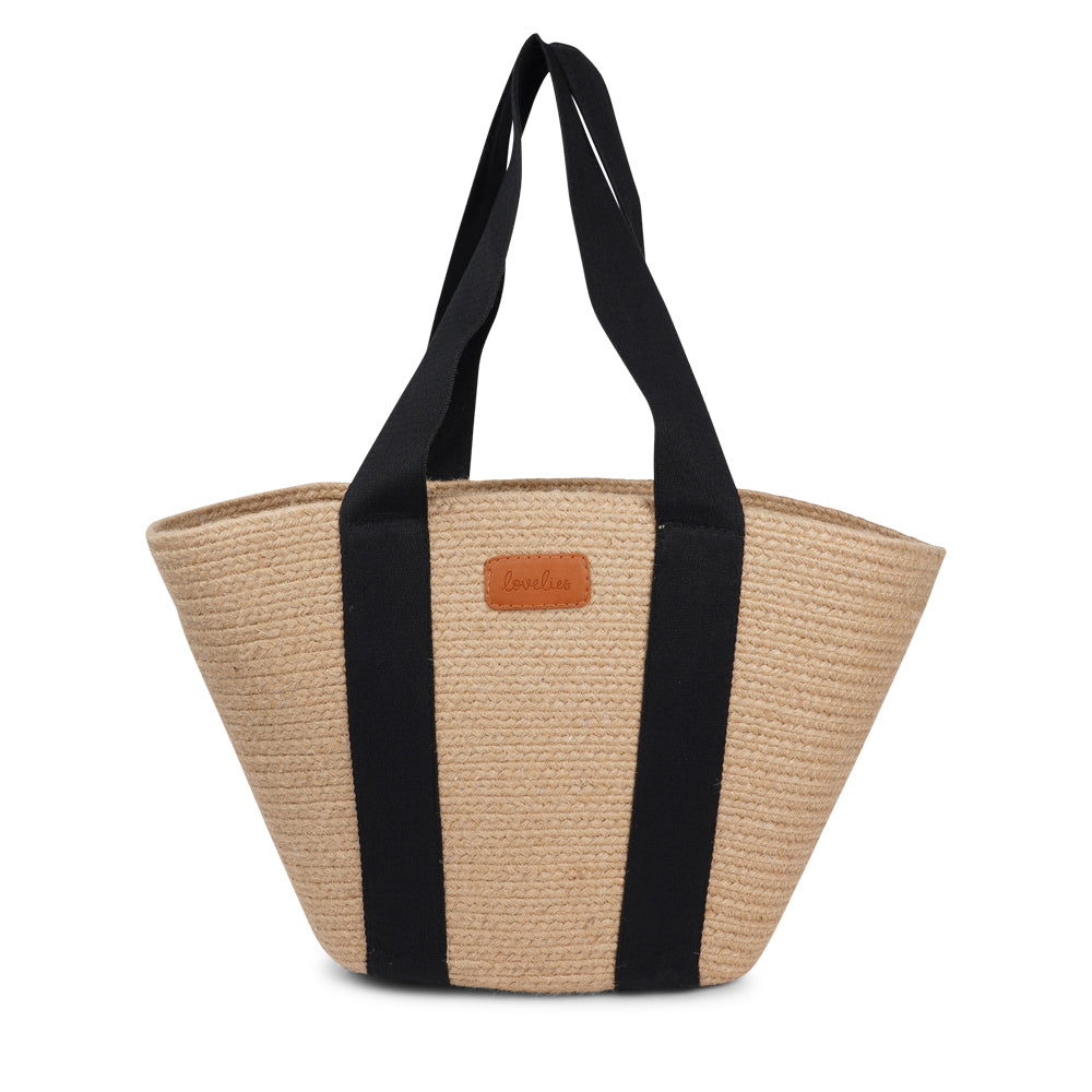 Lovelies Studio - Bring effortless style to your summer days with&nbsp;Peppino, our beautifully crafted beach bag made from natural jute. Lightweight yet durable, Peppino is designed to carry all your essentials while adding a touch of rustic elegance to any outfit.

The standout colorful handle brings a fun, vibrant twist to the bag’s natural texture, making it the perfect accessory for beach trips, market strolls, and sunny getaways. Spacious, stylish, and easy to pair with your favorite summer looks, Pep