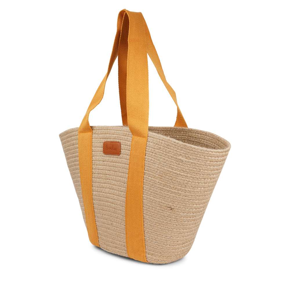 Lovelies Studio - Bring effortless style to your summer days with&nbsp;Peppino, our beautifully crafted beach bag made from natural jute. Lightweight yet durable, Peppino is designed to carry all your essentials while adding a touch of rustic elegance to any outfit.

The standout colorful handle brings a fun, vibrant twist to the bag’s natural texture, making it the perfect accessory for beach trips, market strolls, and sunny getaways. Spacious, stylish, and easy to pair with your favorite summer looks, Pep