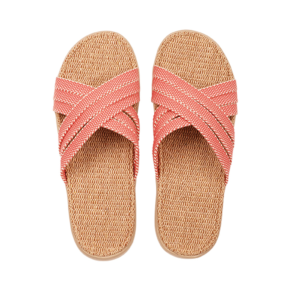 Lovelies Studio - Danish brand - Polhena sandals Outsole:  Durable Rubber Insole: Soft and shock absorbing rubber  Footbed: 100% Natural Jute Extra fine weaving for best comfort Upper: Webbing of woven cotton. 100 % handmade