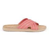 Lovelies Studio - Danish brand - Polhena sandals Outsole:  Durable Rubber Insole: Soft and shock absorbing rubber  Footbed: 100% Natural Jute Extra fine weaving for best comfort Upper: Webbing of woven cotton. 100 % handmade