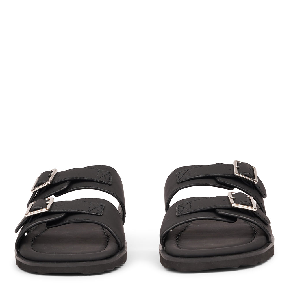 Lovelies Studio - These exquisite sandals feature two leather straps that provide the perfect fit, ensuring that your feet feel supported and secure with every step. The soft midsole, also covered in supple nappa leather, offers an extra layer of cushioning for unparalleled comfort throughout the day.