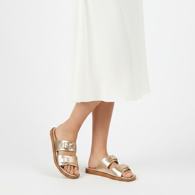 Quartino - Adjustable leather sandal