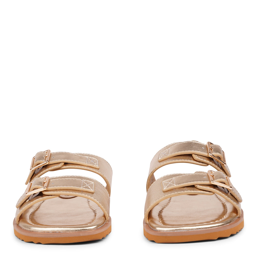 Lovelies Studio - These exquisite sandals feature two leather straps that provide the perfect fit, ensuring that your feet feel supported and secure with every step. The soft midsole, also covered in supple nappa leather, offers an extra layer of cushioning for unparalleled comfort throughout the day.
