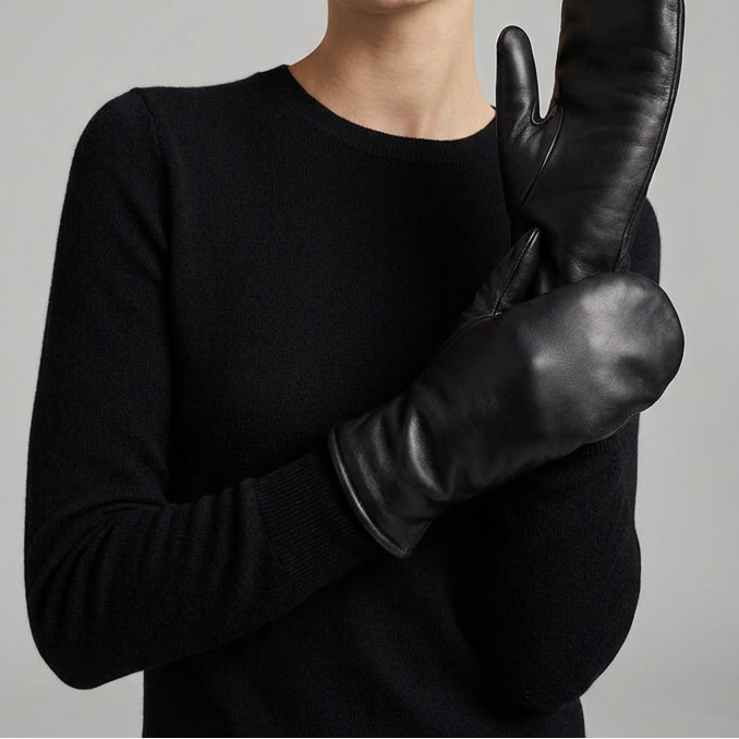 Ravenna - Premium Leather Mittens
