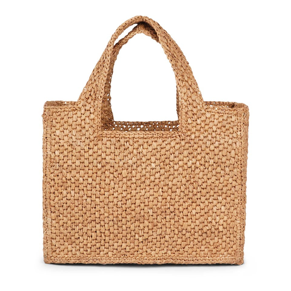 Lovelies - Effortlessly chic and naturally elegant, the Rivabella bag is your go-to accessory for sun-soaked days and breezy evenings. Handwoven from 100% raffia by skilled artisans in Madagascar, this compact yet spacious bag blends timeless craftsmanship with modern simplicity.

The raffia’s rich texture and earthy tone add a relaxed sophistication to any look—perfect for everything from a city stroll to a summer soirée. Lightweight yet durable, Rivabella is designed to accompany you all day with ease. Th