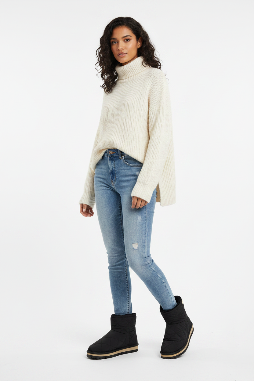 Roteck - Nylon boots with Shearling