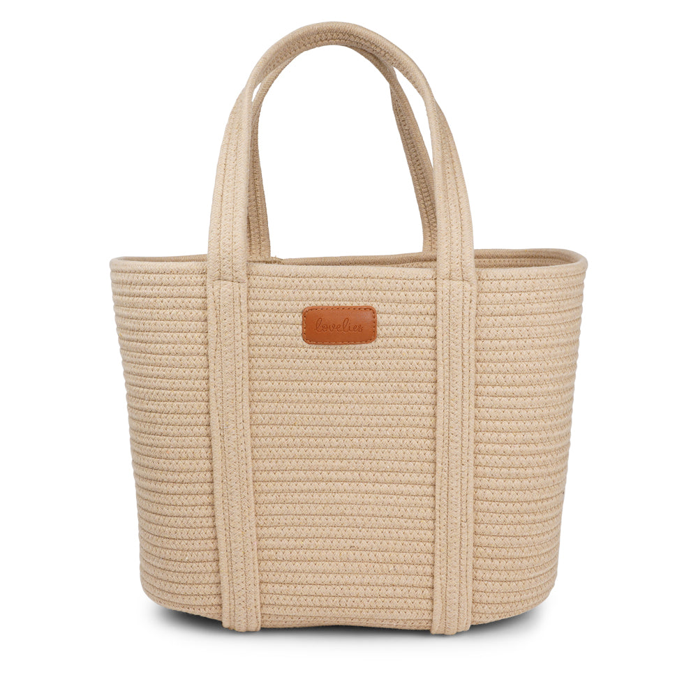 Say hello to&nbsp;Sabadi, the perfect cotton rope tote that combines cool style and everyday practicality. Crafted from durable, beautifully textured cotton rope, Sabadi offers a lightweight yet sturdy design, ideal for everything from grocery runs to beach days.

Its relaxed, effortless look makes it a versatile addition to your wardrobe, while the spacious interior keeps all your essentials close at hand. With Sabadi, carrying your everyday favorites has never looked so good.