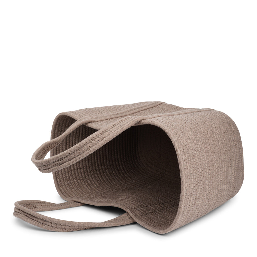 Say hello to Sabadi, the perfect cotton rope tote that combines cool style and everyday practicality. Crafted from durable, beautifully textured cotton rope, Sabadi offers a lightweight yet sturdy design, ideal for everything from grocery runs to beach days.

Its relaxed, effortless look makes it a versatile addition to your wardrobe, while the spacious interior keeps all your essentials close at hand. With Sabadi, carrying your everyday favorites has never looked so good.
