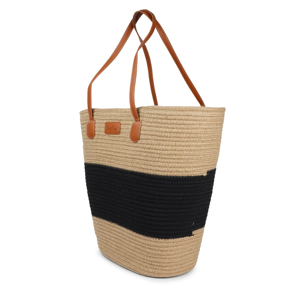 Lovelies Studio - Introducing the Simius jute rope bag, the perfect blend of sustainable style and practical design. This large tote bag features a secure zip closure to keep your belongings safe, while the long shoulder handles crafted from vegan leatheroffer both comfort and durability.
Whether you’re heading to the beach, shopping, or on your way to a casual outing, Simius is your go-to companion for every occasion. Spacious, stylish, and eco-friendly, it’s the perfect addition to any wardrobe.