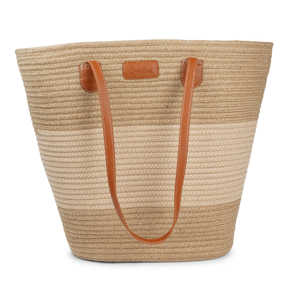 Lovelies Studio - Introducing the Simius jute rope bag, the perfect blend of sustainable style and practical design. This large tote bag features a secure zip closure to keep your belongings safe, while the long shoulder handles crafted from vegan leatheroffer both comfort and durability.
Whether you’re heading to the beach, shopping, or on your way to a casual outing, Simius is your go-to companion for every occasion. Spacious, stylish, and eco-friendly, it’s the perfect addition to any wardrobe.