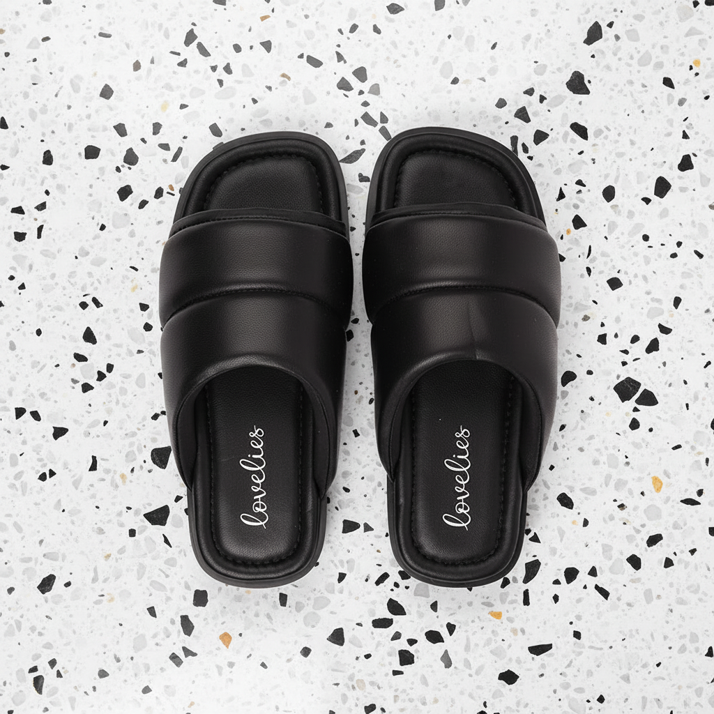 Vesime - Super puffy wide strap sandals