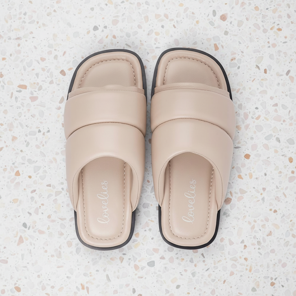 Vesime - Super puffy wide strap sandals