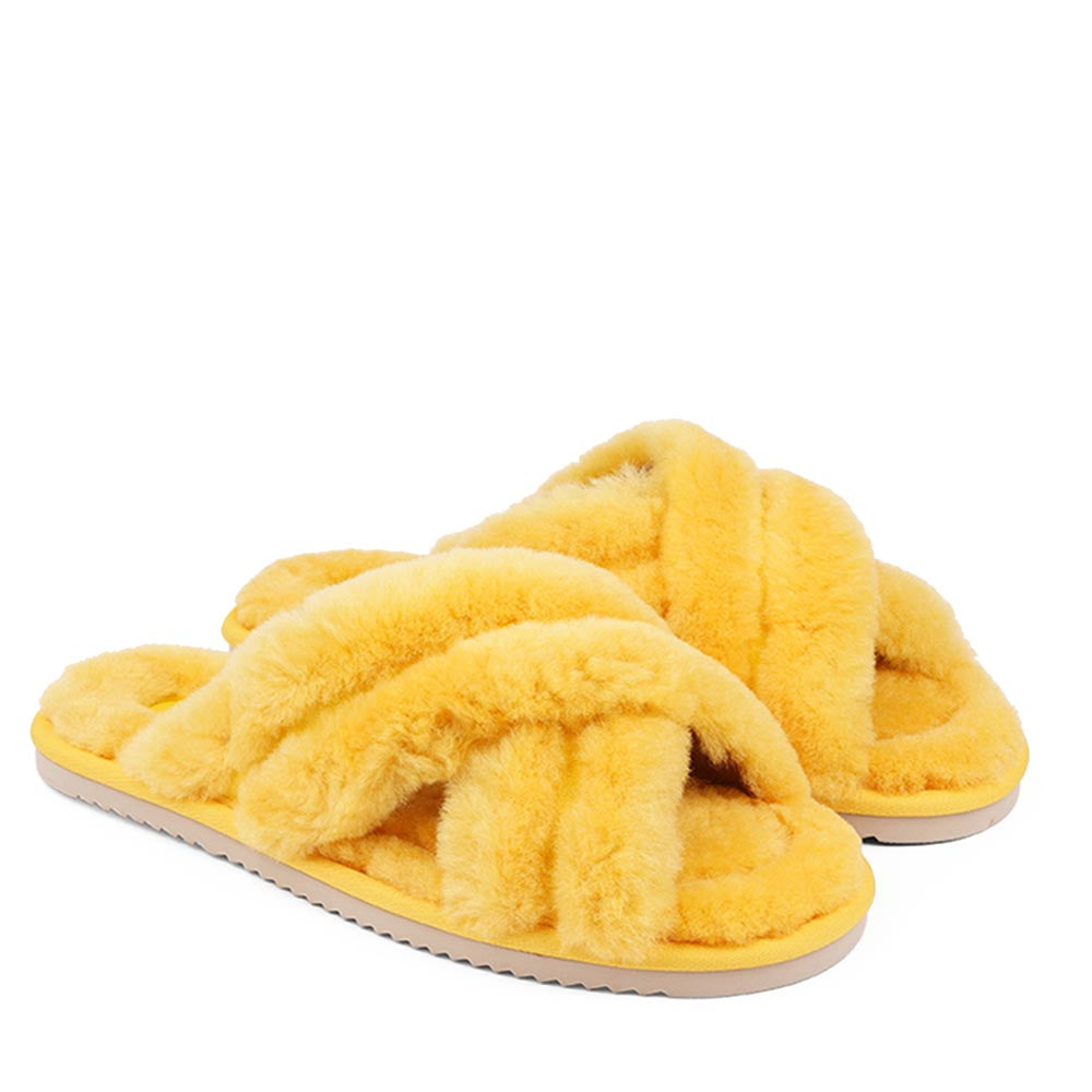 Lovelies - VIK Slippers. Lovelies shearling slippers are the essence of comfortability. When you’re in the need of surrounding your feet in soft and warm slippers, Lovelies shearling slippers are the answer. With soft and durable soles, warm shearling and a gorgeous design, you’ll never want to wear any other home-shoe to make you feel at ease.