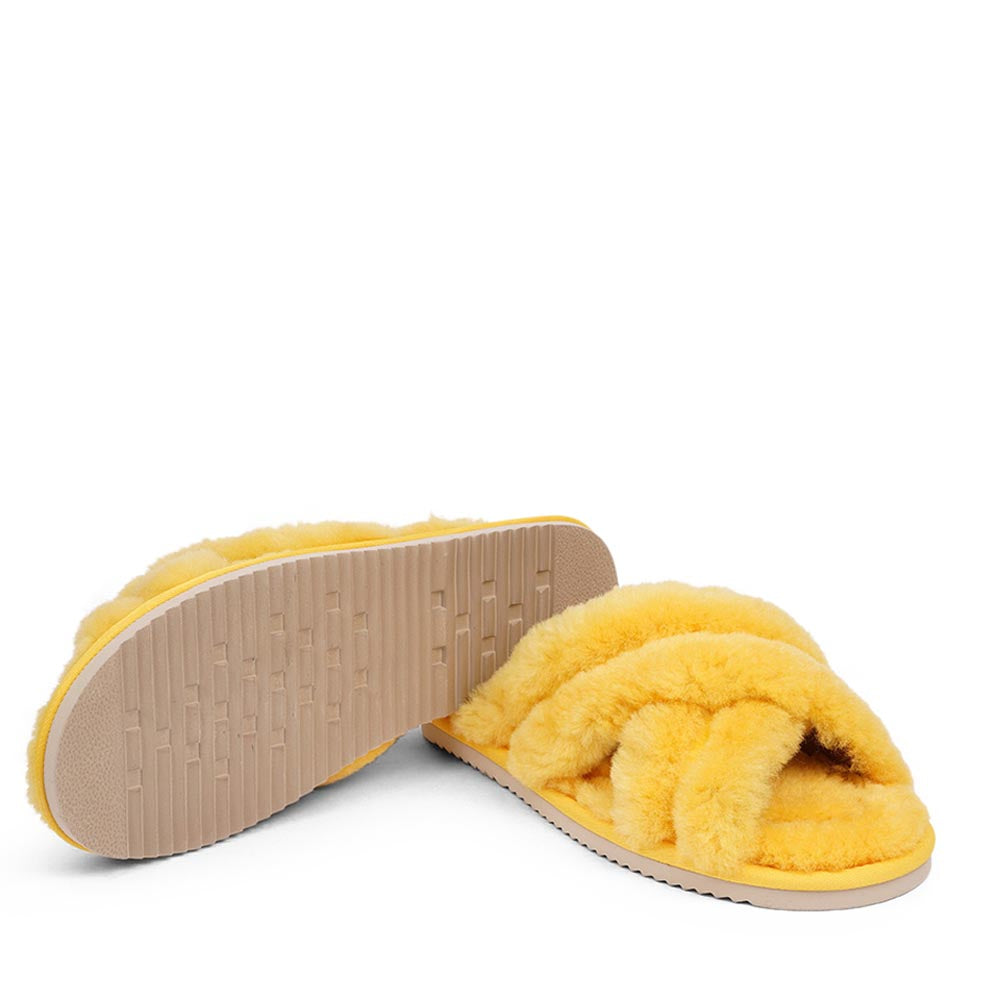 Lovelies - VIK Slippers. Lovelies shearling slippers are the essence of comfortability. When you’re in the need of surrounding your feet in soft and warm slippers, Lovelies shearling slippers are the answer. With soft and durable soles, warm shearling and a gorgeous design, you’ll never want to wear any other home-shoe to make you feel at ease.
