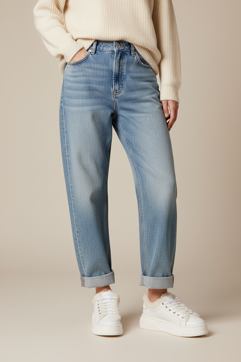 Zanja - Low shearling sneaker